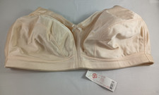 ABC Mastectomy Bra Style 118 Size 44D Beige No Wire Rose NWT
