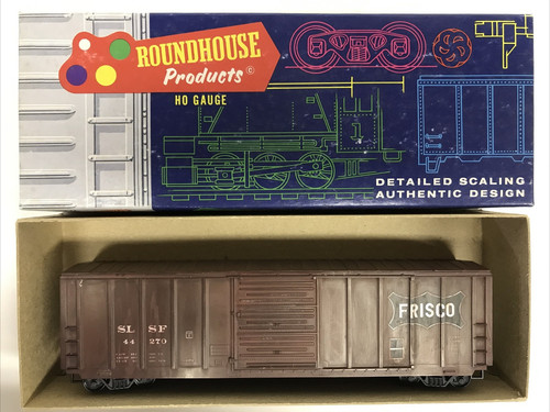Roundhouse 1901 HO - 50' PS Ribside Boxcar Frisco SLSF 44270 | Zustand: Used