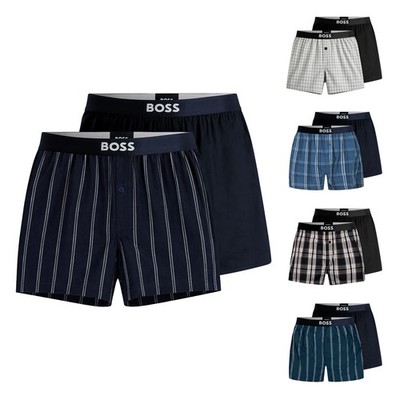 2er Pack BOSS Herren Unterwäsche Unterhose Shorts Boxer Shorts EW