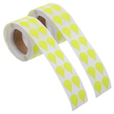  2 Rolls Fluorescent Labels For Kitchen Food Storage Stickers Canning Jar