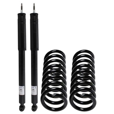 Sachs Rear Shock Absorbers & Lesjofors Coil Springs Kit for W203 C230 Gas Coupe