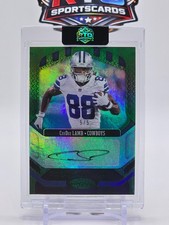 2020 Panini Certified - CeeDee Lamb - Rookie Roll Call Signatures - Green - /5