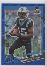 2023 Donruss Rated Rookie Optic Preview Blue Scope Prizm Jonathan Mingo 11ur