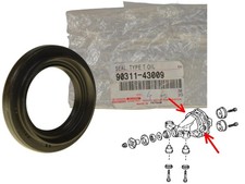 Öldichtring Differential Hinten 90311-43009 ...