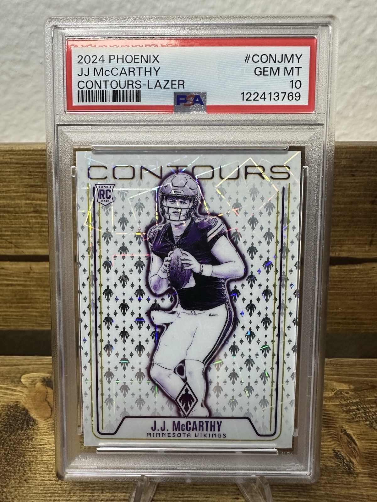 2024 Phoenix JJ McCarthy Contours Lazer (RC) PSA 10