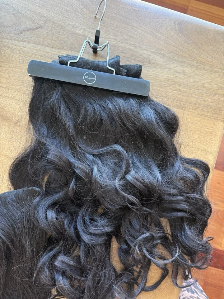 Extensiones de cabello BELLAMI BOO-GATTI lujosas marrón chocolate #4 22” 340 g Foto 2 de 4