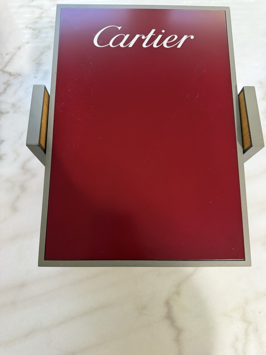 Cartier Mirror Store Tabletop Commercial Display Red MIRROR Tray