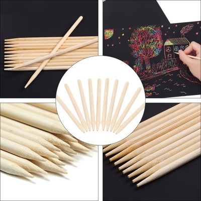 60 Stück Professionelle Stylus Sticks Scratch Painting Bambussticks