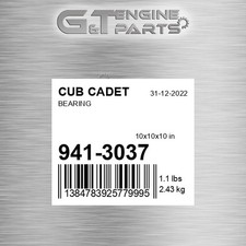 941-3037 BEARING fits CUB CADET Surplus Open Box
