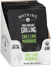 Organic Grilling Chili Lime Marinade, 1.06 Oz each, 12 Count (Pack of 1)