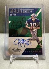 2017 JIM ZORN Absolute Heros Autograph 30/99 Card# AHA-JZ