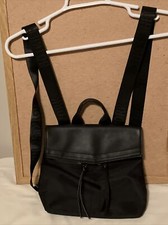 Botkier New York Trigger Mini Backpack Black Faux Leather/polyester