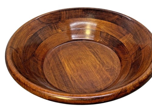 Julie Pomerantz Teak Wood Salad & Bowl Nine Piece Serving Set Vintage - Picture 4 of 12