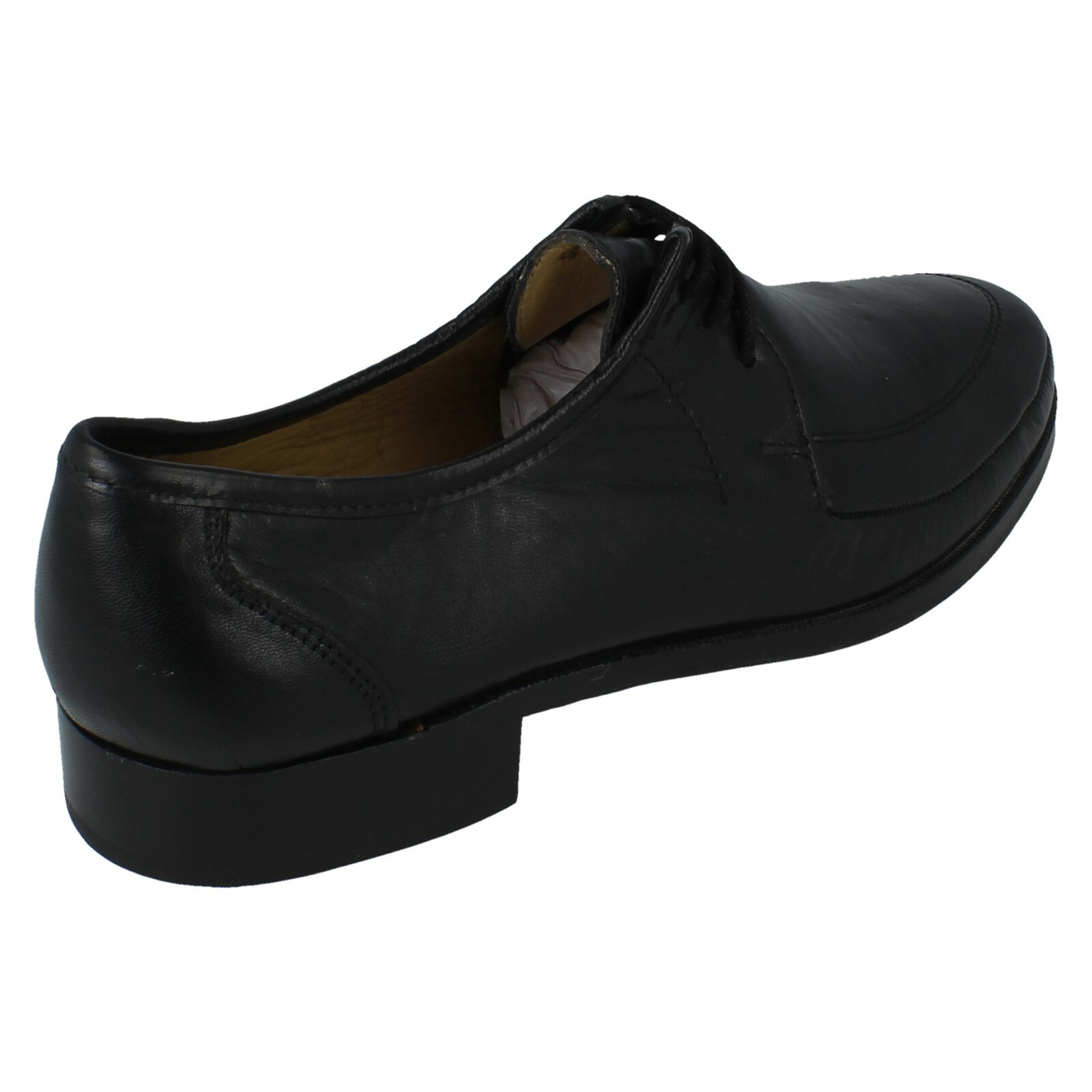 Mens Thomas Blunts Smart Leather Lace Up Shoes Detroit Black UK 5