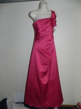 Davids Bridal Dress Size 2 Watermelon Pink Full Length F14430 NWT $159