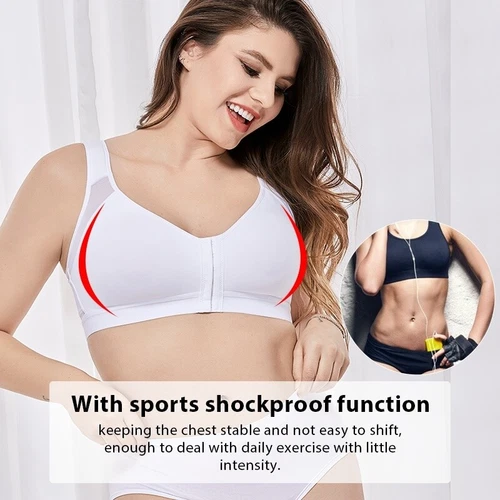 WomenS Posture Corrector Bra Wireless Back Support Breast Lift Up Body Shaper UK - Bild 6 von 19