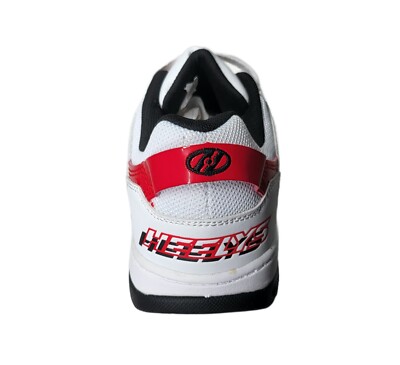 Heelys Voyager Skate Shoes Kids Size UK 1/2 White/Black/Red