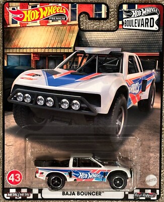 Hot Wheels Premium Boulevard Series Real Riders Baja Bouncer ,Free