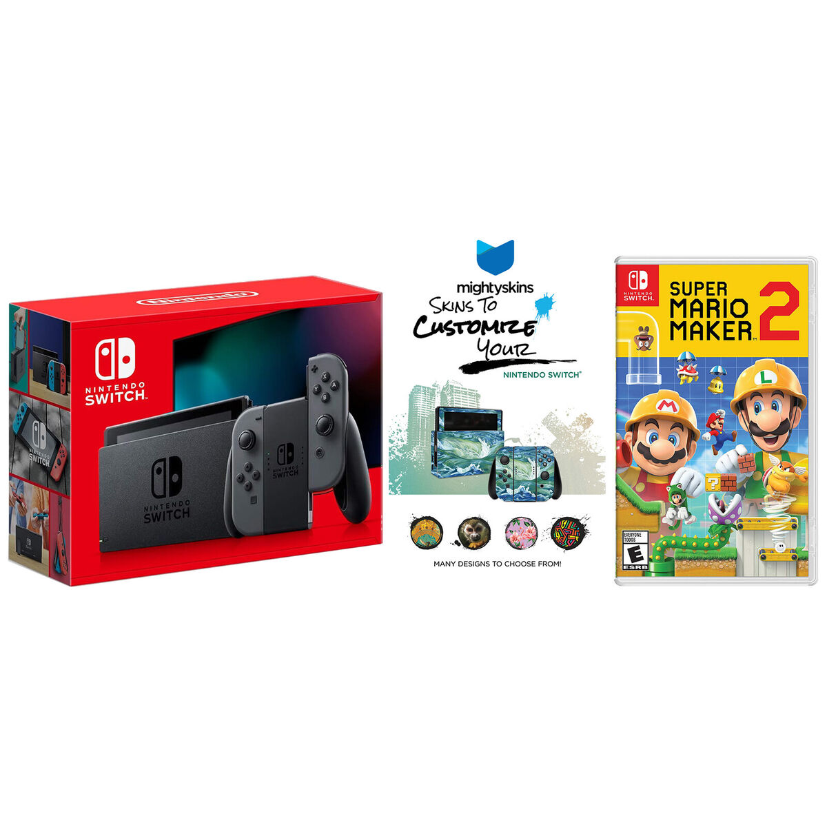 Nintendo Switch Console with Mario Maker 2 Game + Nintendo Switch Console with Mario Maker 2 Game +