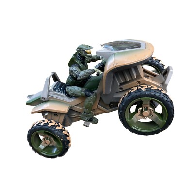 Halo 3 Mongoose M274 ATV  & Action Figure 2009 Microsoft Xbox NKOK 712 No Remote