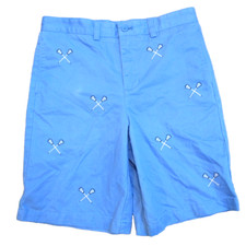 Vineyard Vines Cotton Shorts Boys Size 18 Blu...