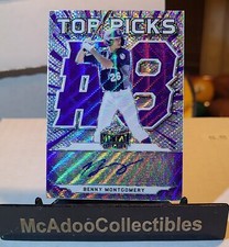 Benny Montgomery  /15 Auto 2021 Leaf Metal  Purple Wave TOP PICKS ROCKIES 