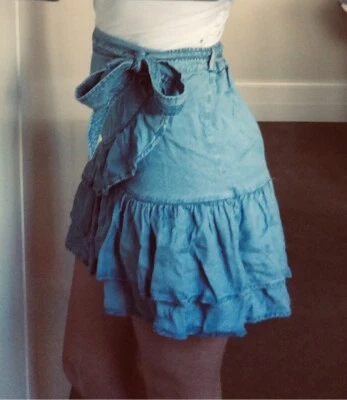 forever new denim skirt