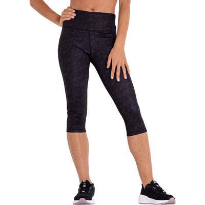Dare 2b Damen Influential 3/4 Fleur East Edit Unterteil Leggings - Schwarz