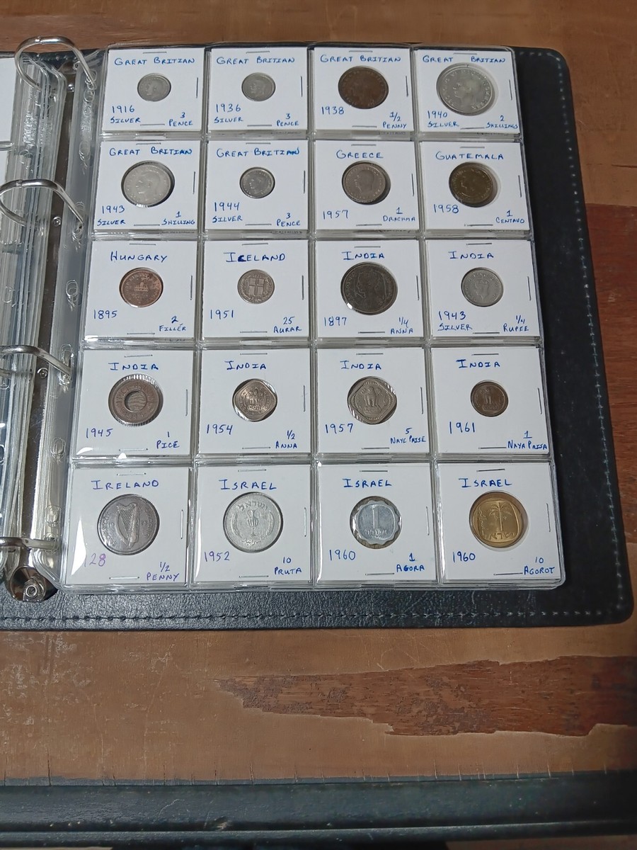 Very Nice Unique One Of A Kind World Coin Collection With