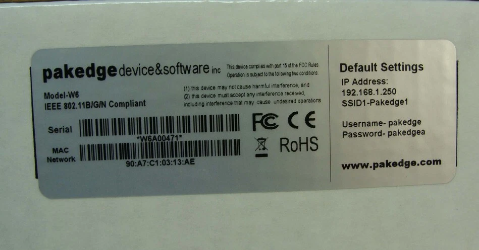 New Pakedge Device & Software W6 Wap Enterprise Wireless N Access Point - Image 3 of 4