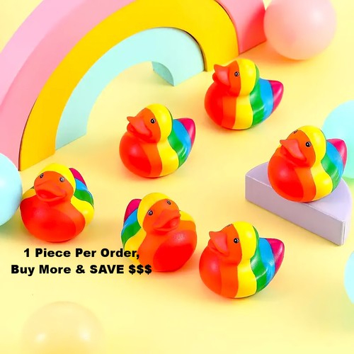 Pride Rainbow Rubber Duckies Ducks Choose - Style Jeep Ducking FAST US ...