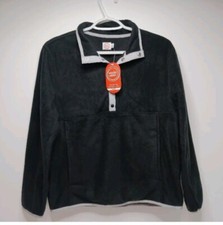 Wonder Nation Boys Pullover Jacket Black Husky Size L 10-12