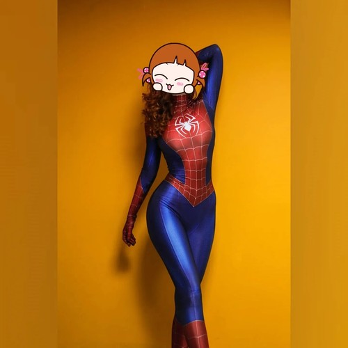 Costume cosplay supereroe Spiderman gioco ps4 donna ragazza body halloween - Foto 16 di 24