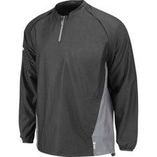 Majestic Men's Cool Base Convertible Baseball Jacket | Gray/Silver | Small