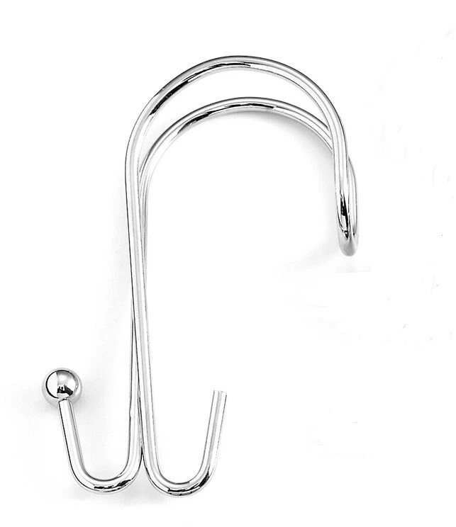 Juego de 12 ganchos para cortina de ducha Charter Club Foto 4 de 4