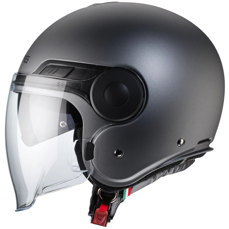 Caberg Uptown matt-gun metallic Jethelm Motorradhelm Rollerhelm - Bild 2 von 3