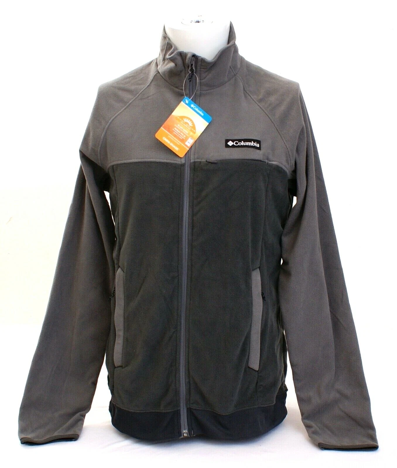 Columbia Sportswear Co. Gray Crater Summit Full Zip Fleece Jacket Men's NWT