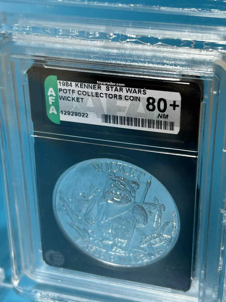 Винтажная фигурка Wicket W Warrick Ewok Star Wars POTF Kenner 1984 AFA ОЦЕНКА 85 - Изображение 3 из 4