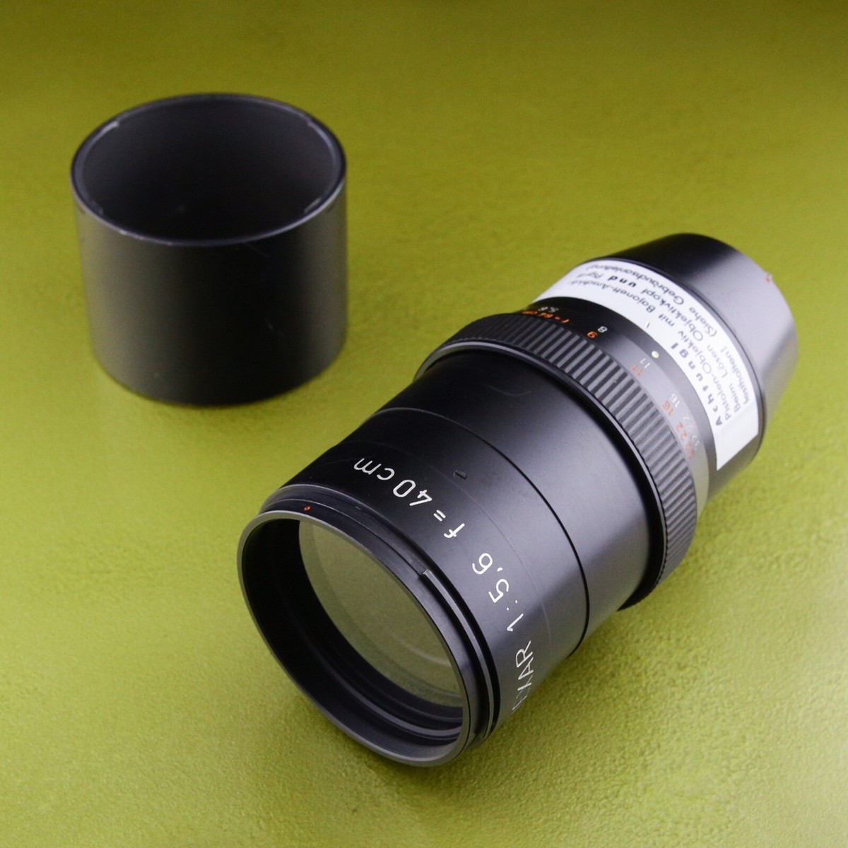 NOVOFLEX NOFLEXAR 1:5.6 f=40cm グリップ式 NOFLEXAR 5.6 / 40 cm NOVOFLEX for focus grip PIGRIFF-B, ASTRO
