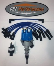1991-1997 Xj Yj Zj Jeep 4.0l 242 Distributor Blue 45k Coil 8mm Hp Wires