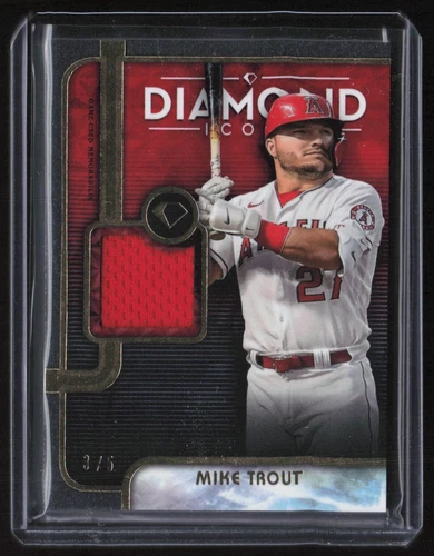 2023 TOPPS DIAMOND ICONS MIKE TROUT /5 #SPR-MTR JERSEY RELIC