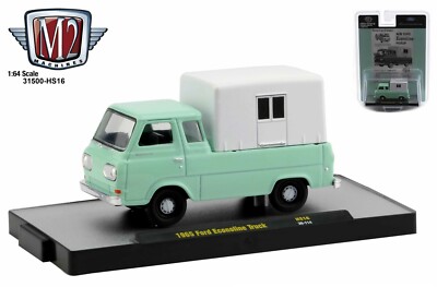 1:64 M2 Machines *MINT GREEN* 1965 Ford Econoline Pickup Camper