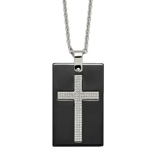 Joyería cúbica de cerámica de acero inoxidable de moda