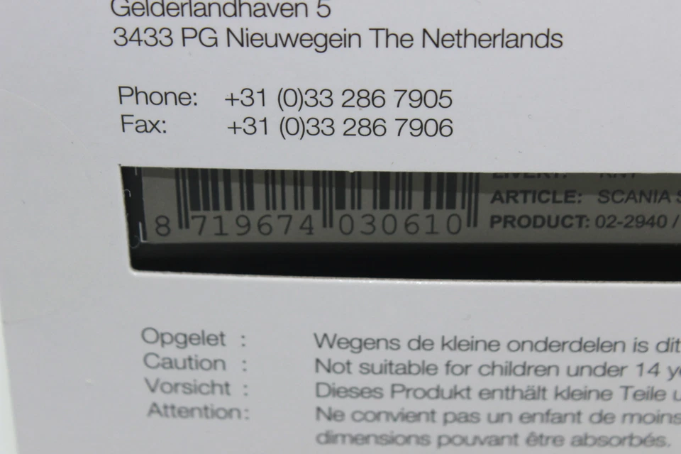 WSI Px 4 Axle Low Loader With Scania S Highline CS20H 10x4/6 1:50 New - Image 2 of 4