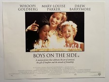 BOYS ON THE SIDE - WHOOPI GOLDBERG - GORIGINAL VIDEO STORE POSTER 12" X 16" VGC