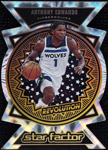 2022 Panini National VIP Anthony Edwards Rookies Autograph Blk 