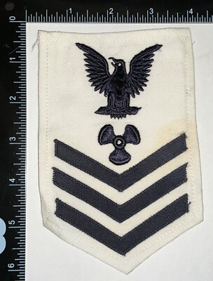 WWII USN US Navy Machinist Petty Officer 1st Class Rate Patch | eBay
