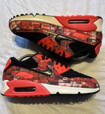 Nike Air Max 90 Atmos We Love Nike Bright Crimson Red AQ0926-001 - Size UK 7. 