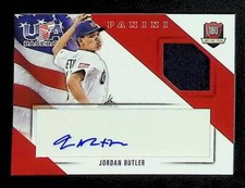 2015 Jordan Butler Panini USA Baseball Rookie Auto Jersey 99/99