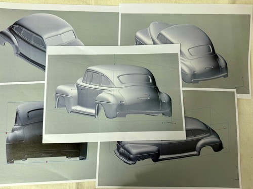 Brooklin Modelos 1942 Desoto Sedán BML29 Patrón Dibujos y Notas - Imagen 8 de 10